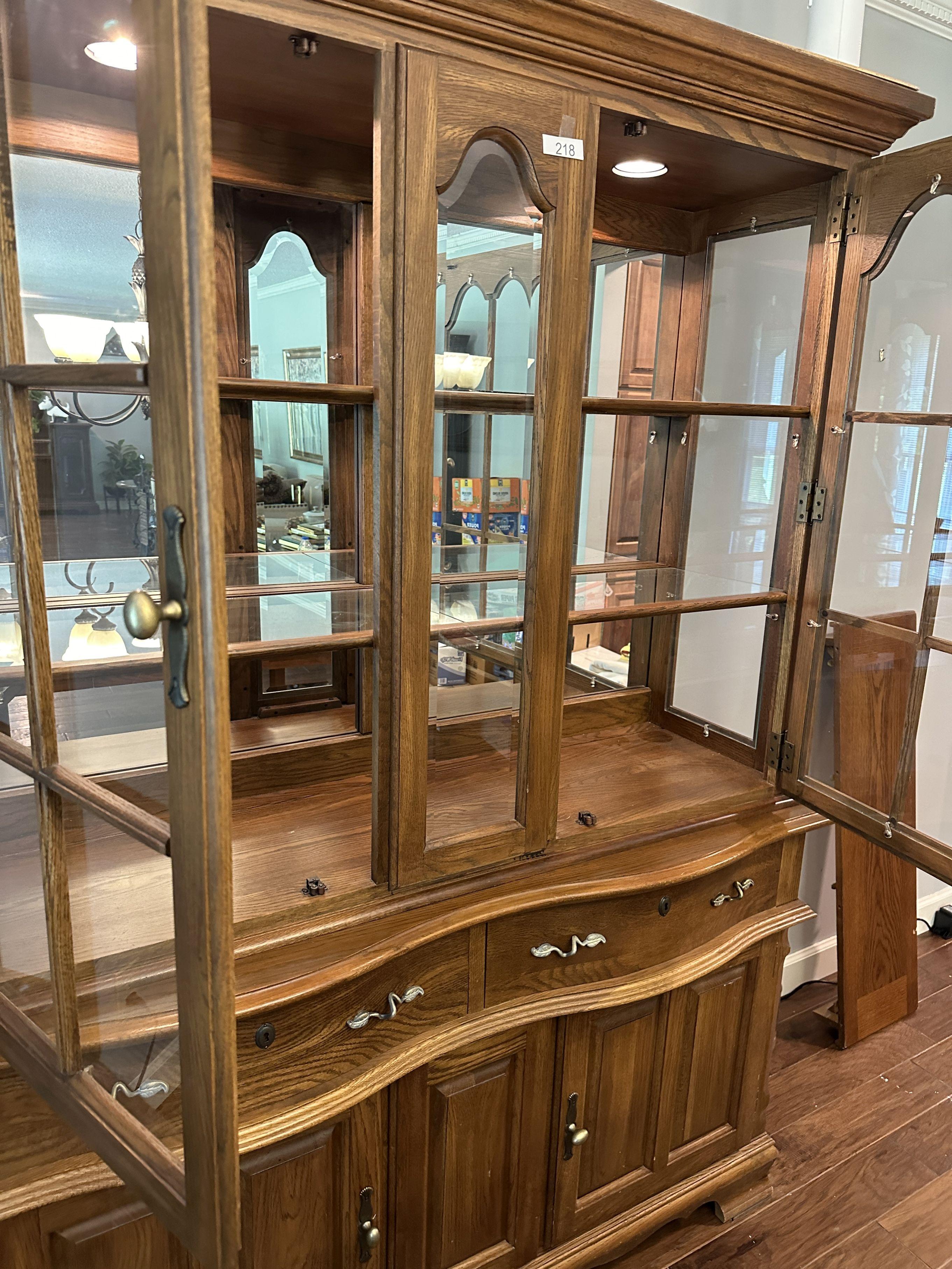 Nice Large Virginia House China Cabinet (Local Pick Up Only)