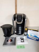 Kureg w/coffee Pot and water filters
