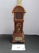 Ezra Brooks Grandfather Clock Decanter