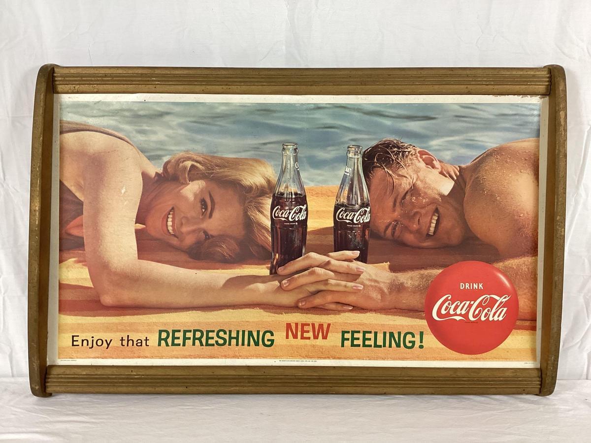 Coca-Cola Poster w/ Kaye Frame