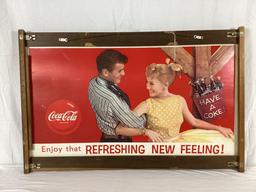 Coca-Cola Poster w/ Kaye Frame