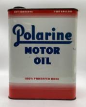 Early Polarine 2 Gallon Motor Oil Can