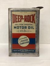 1930's Deep Rock Motor Oil 5 Gallon Can