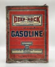 Deep Rock Red, White & Blue Gasoline 1 Gallon Can