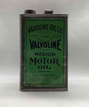 1920's Valvoline Oil Company 1/2 Gallon Oil Can