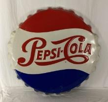 36" Pepsi-Cola Bottle Cap Sign