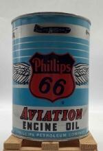 Phillips 66 Aviation Quart Oil Can w/ Wings