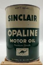 Sinclair Opaline Motor Oil Quart Can w/ Dinosaur