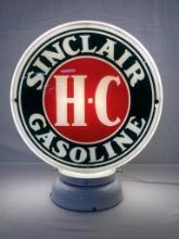 Sinclair H-C Gasoline Pump Globe