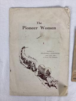 April 22nd 1930 Pioneer Woman Dedication Program Ponca City, OK