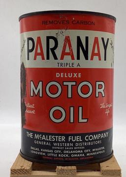 PARANAY Quart Oil Can Oklahoma City, OK