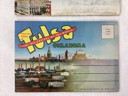 Three Early Tulsa, Oklahoma Fold Out Postcard Books
