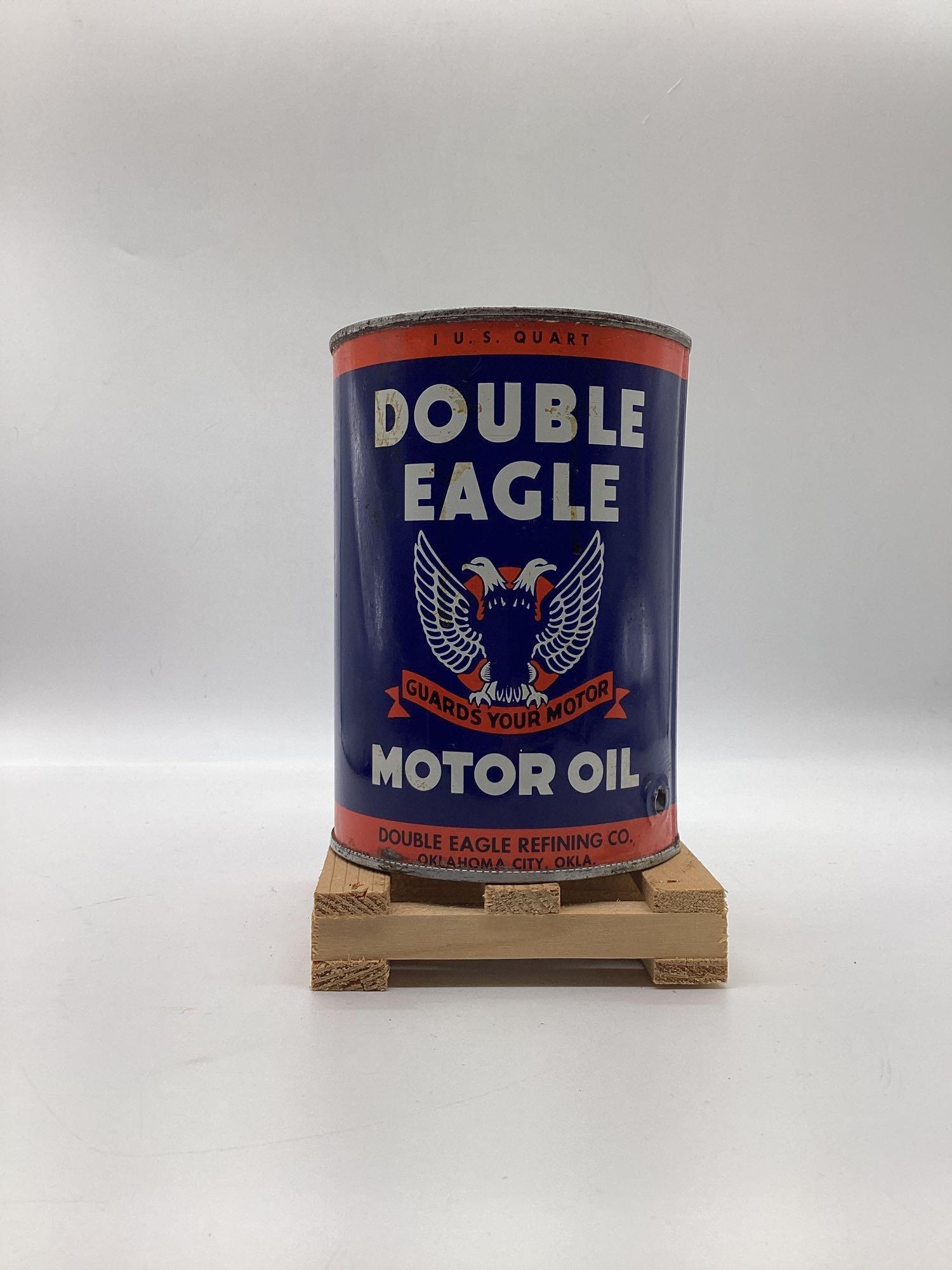 Double Eagle Motor Oil Quart Can Oklahoma City, OK