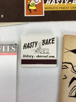 Hasty Bake Brochures and Matchbook