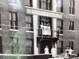 Early Tulsa, Oklahoma Hospital Framed Picture