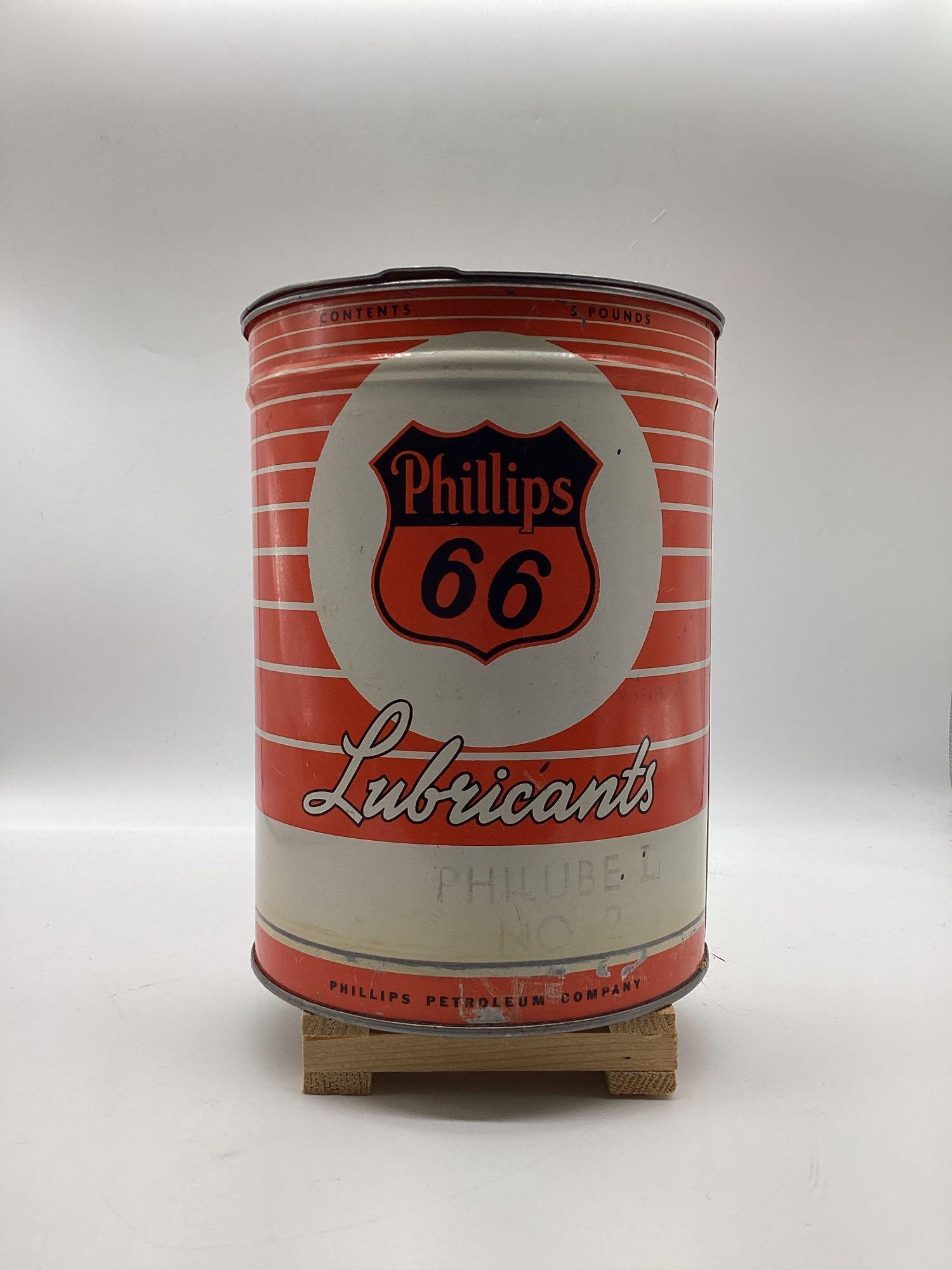 Phillips 66 5lb Grease Can Bartlesville, OK