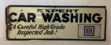 Barnsdall Expert Car Washing Tin Sign