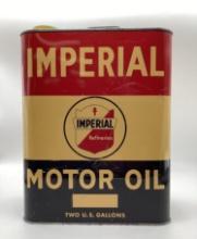Imperial 2 Gallon Motor Oil Can w/ Crest