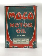 "MOCO" Motor Oil 2 Gallon Oil Can