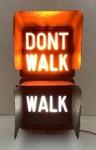 "Don't Walk" Traffic Walk Lighted Sign