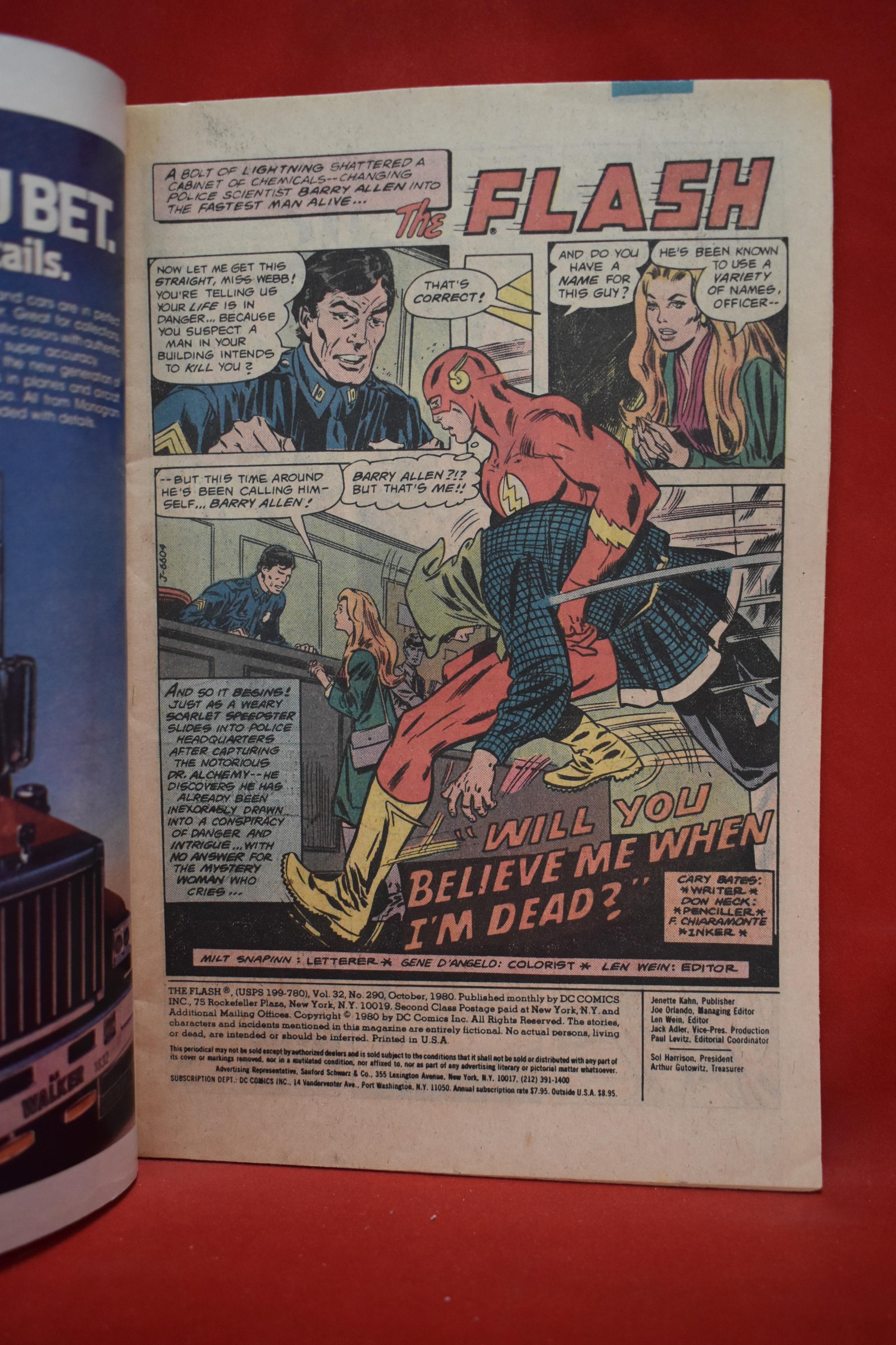 FLASH #290 | WILL YOU BELIEVE ME WHEN I'M DEAD! | DON HECK - 1980