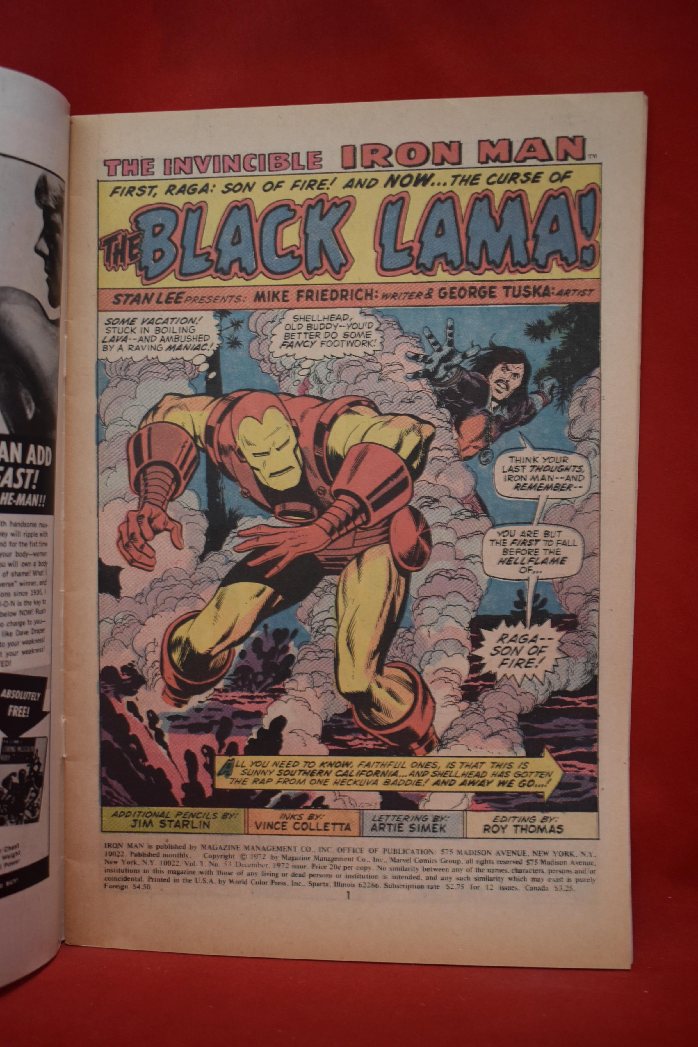 IRON MAN #53 | KEY 1ST APPEARANCE OF BLACK LAMA! | PRETTY NICE!