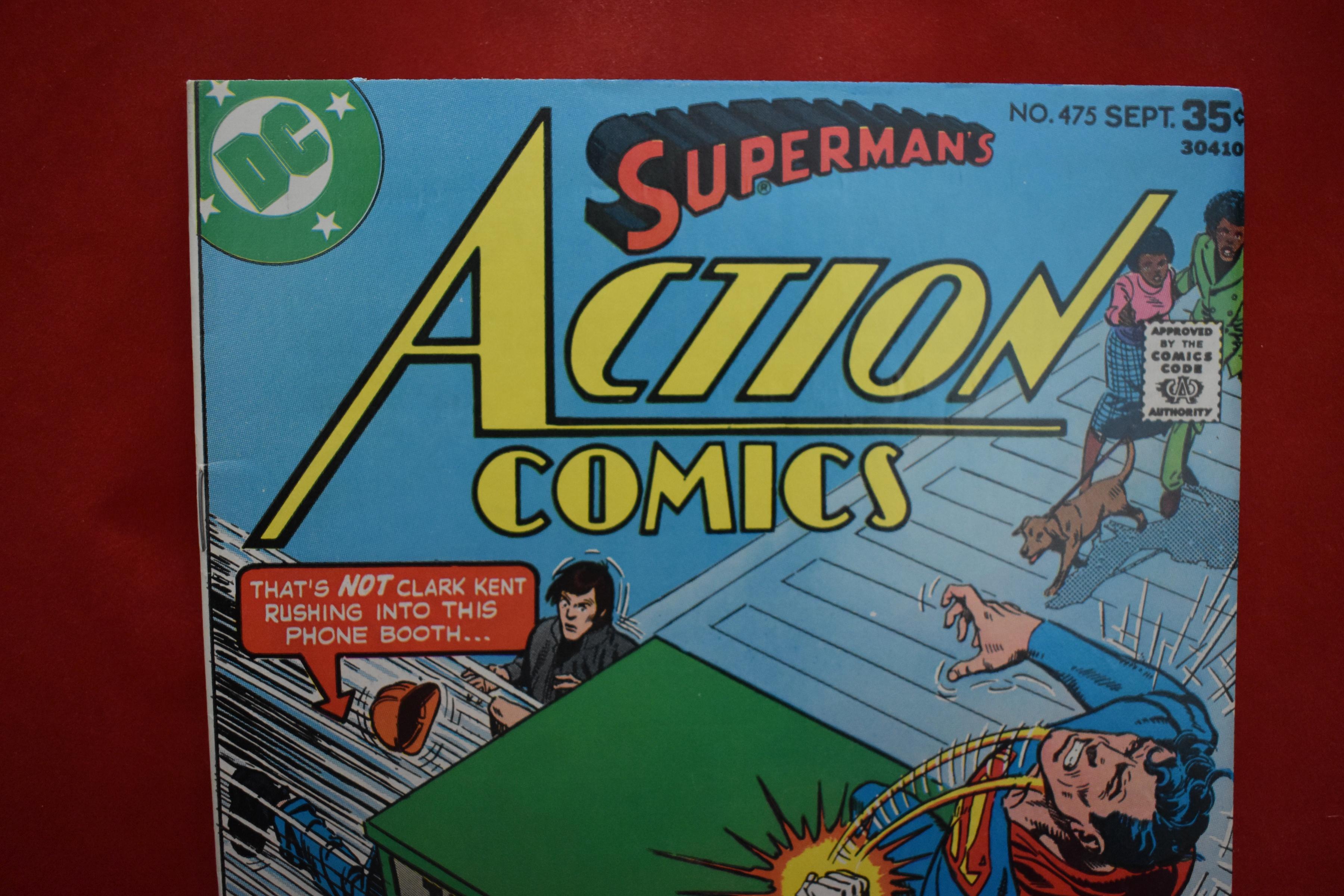 ACTION COMICS #475 | THE SUPER HERO WHO REFUSED TO HANG UP HIS BOOTS | GARCIA-LOPEZ - 1977