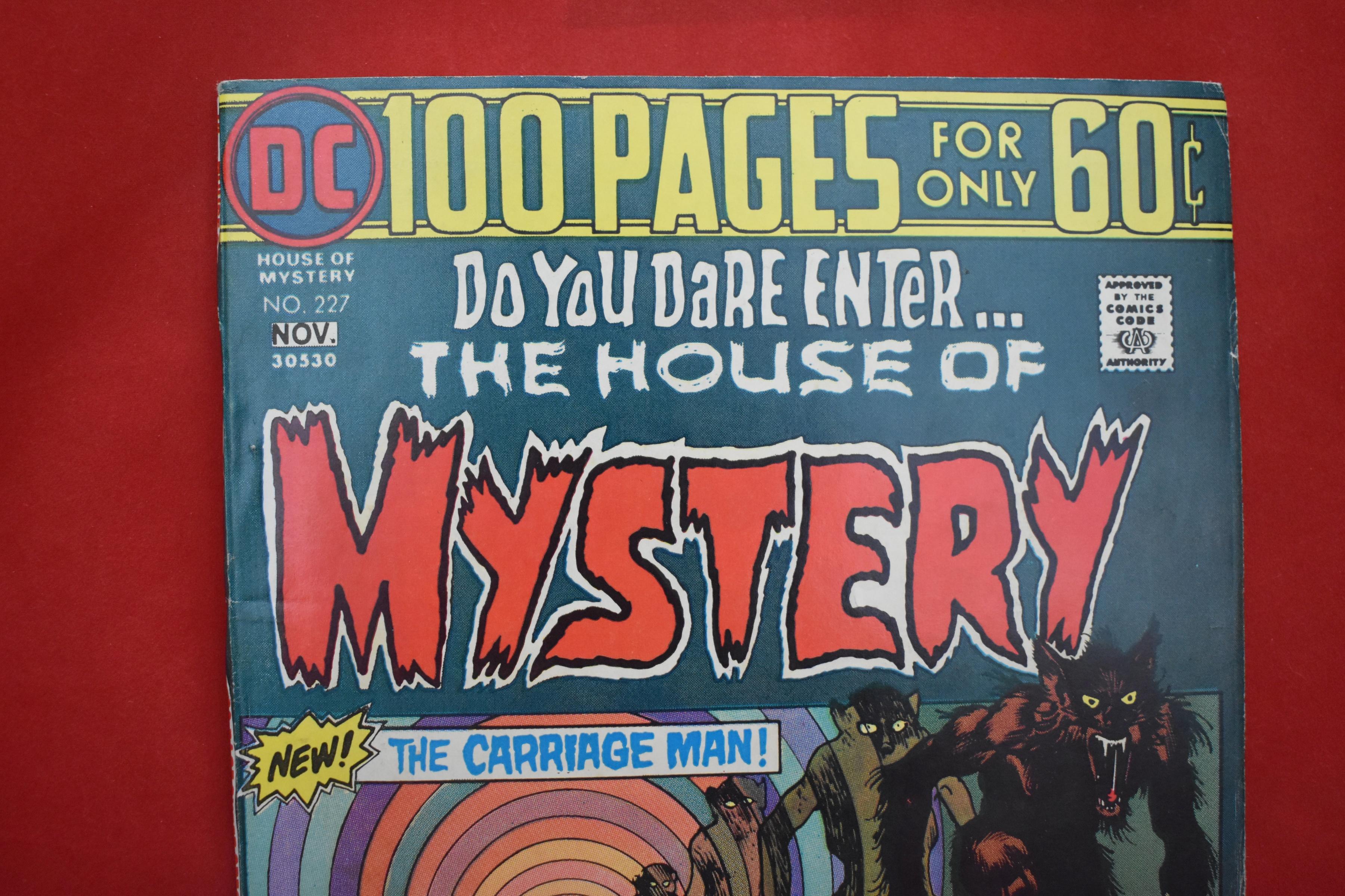 HOUSE OF MYSTERY #227 | THE HAUNTING WIND! | DC 100 PAGER - HORROR - 1974