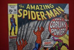 AMAZING SPIDERMAN #98 | KEY THE DRUG ADDICTION ISSUE - NO COMIC CODE - GIL KANE - NICE BOOK!