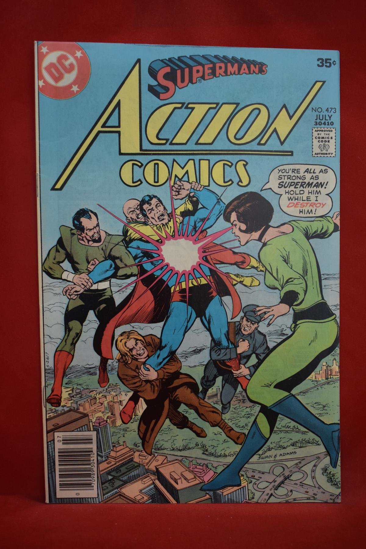 ACTION COMICS #473 | THE GREATEST PHANTOM PERIL! | CURT SWAN - 1977