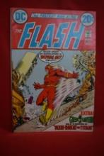 FLASH #221 | TIME SCHEDULE FOR DISASTER - NICK CARDY - 1973 | *TOP STAPLE DETACHED*