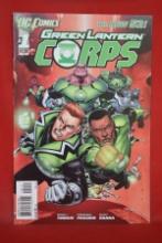 GREEN LANTERN CORPS #1 | 1ST ISSUE - NEW 52 - RED 2ND PRINT VARIANT