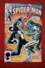SPECTACULAR SPIDERMAN #122 | THE MAULER! | RICH BUCKLER BLACK SUIT COVER