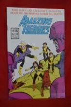 AMAZING HEROES #16 | KEY 1ST APPEARANCE OF THE NEW MUTANTS!