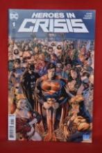 HEROES IN CRISIS #1 | DEATH OF FLASH (WALLY WEST), DEATH OF ARSENAL, DEATH OF BLUE JAY