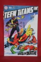 TEEN TITANS #24 | SKIS OF DEATH - NICK CARDY - 1969 | *STAPLES SOLID - SOME COVER ISSUES - SEE PICS*