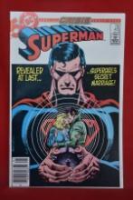 SUPERMAN #415 | SUPERGIRL - BRIDE OF X | BARRETO - NEWSSTAND