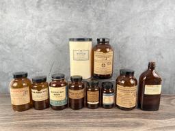 Antique Pharmacy Apothecary Bottles