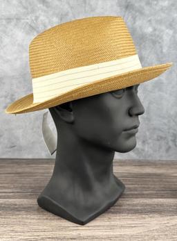 Goorin Bros Straw Panama Fedora Hat