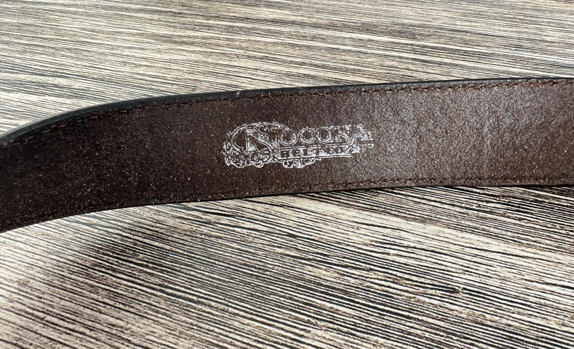 Nocona Tooled Leather Cowboy Suspenders