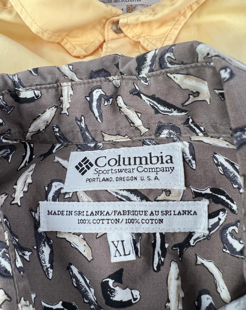 Columbia and Simms Hunting Fishing Shirts