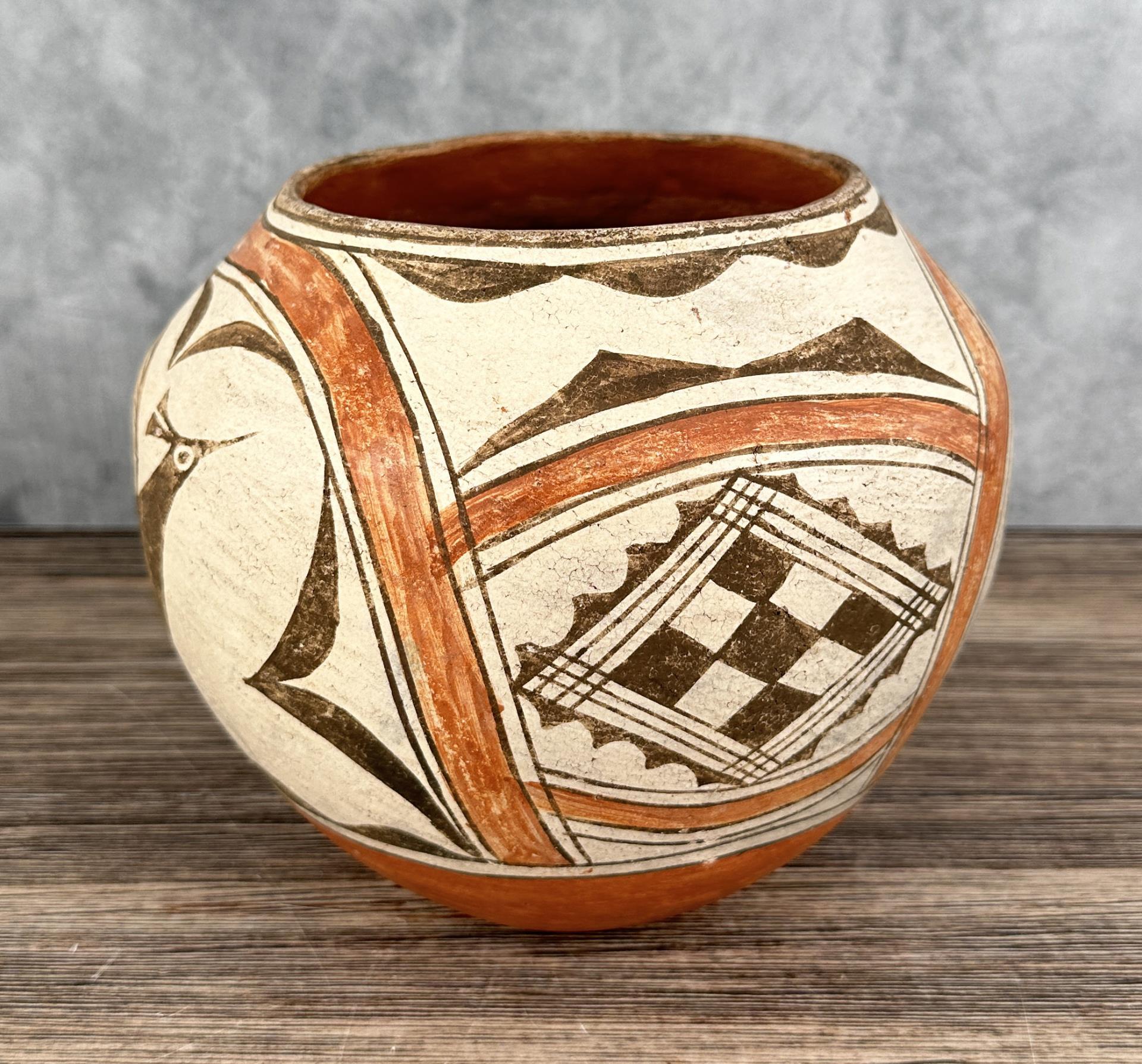 Seferina Pino Zia Pueblo Indian Pot