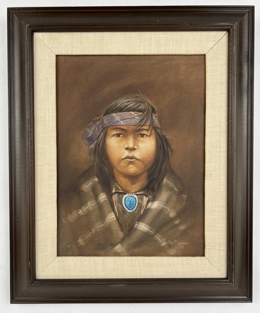 Tony Sandoval Montana Indian Painting