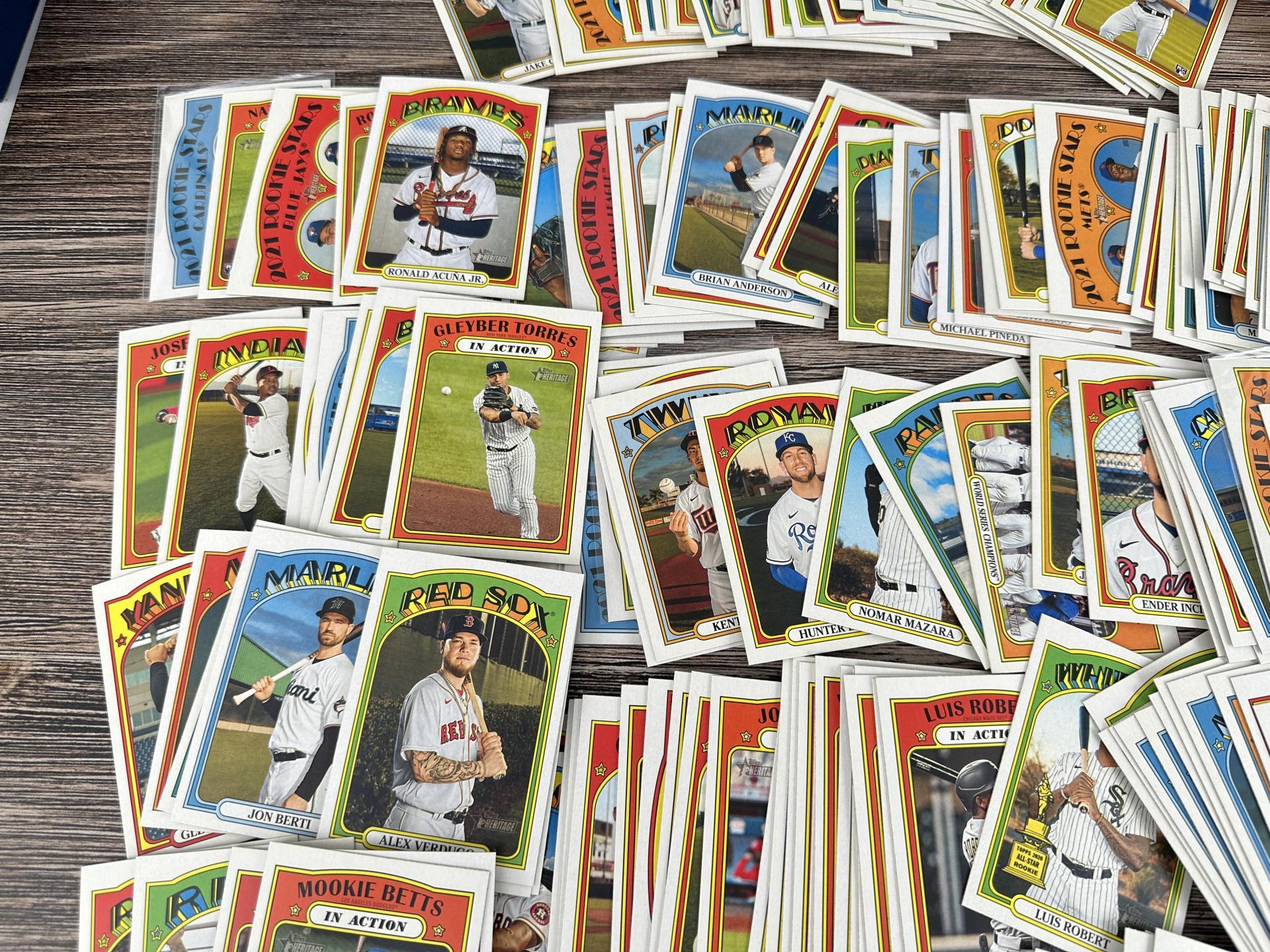 2021 Topps Heritage Baseball Cards Ohtani