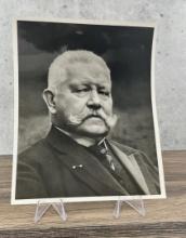 President Paul von Hindenburg File Photo