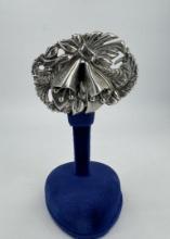 Sterling Silver Flower Brooch