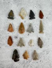 Ancient Native American Indian Arrowheads Points