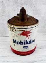 Mobilube Pegasus Oil Can