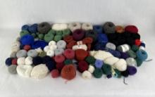 Large Grouping of Crochet Yarn