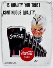 1995 Coca Cola Sprite Boy Tin Sign